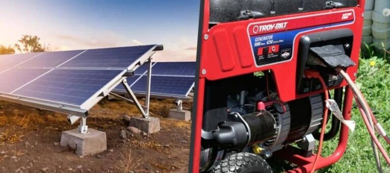 Solar Generator Vs Gasoline Generator Whats Best Machines Lab