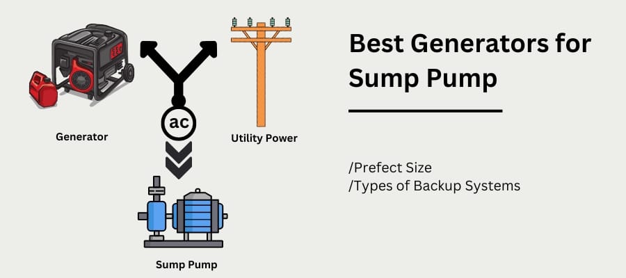 generator for sump pump workings 